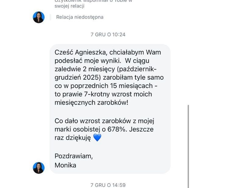 Opinia uczestniczki