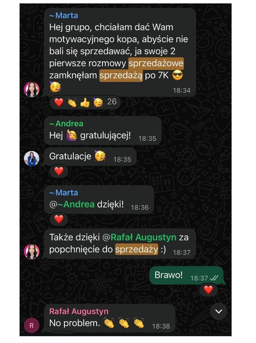 Opinia uczestniczki